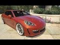 2010 Porsche Panamera Turbo для GTA 5 видео 6