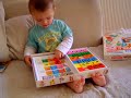 Li playing Junior Scrabble