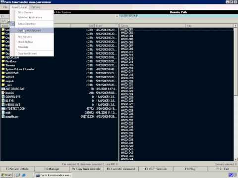 Demo movie of Farm Commander in action