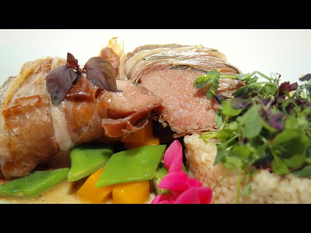 Saltimbocca vom Lammrücken 