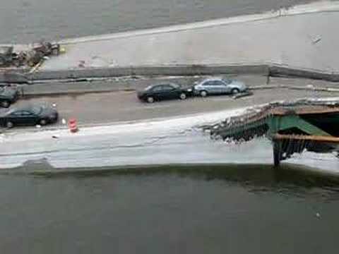 Bridge collapses in Minneapolis, MN. ...
