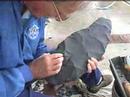 22" Basalt Biface - Field spalling ...