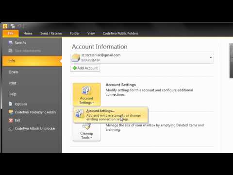 how to remove outlook account