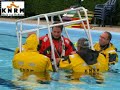 KNRM HvH 2e oefenavond in Hoeks zwembad met Huet kantelstoel