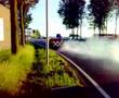 Steve`s Chevy '65 fleetside burnout en wegrijden!