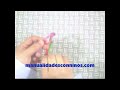 Como hacer un brazalete con bandas para el  cabello