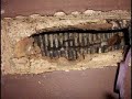 Dirty Nasty Mold Duct under Concrete Slab Home Inspection Dirty Nasty Mold Duct under Concrete Slab Home Inspection