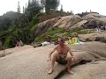 PRAIA DA JOAQUINA - PESSOAL E MAR AGITADO