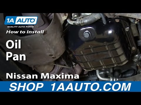 How To Install Replace Oil Pan Nissan Maxima Altima 3.5L