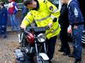 125 laverda op politie rollerbank vrijwillig in de 4