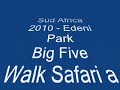 Sud Africa 2010 Walk Safari a caccia dei Ghepardi