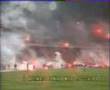 Greek Fans burn OAKA