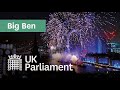 New Year seen from the top of the Big Ben clock tower