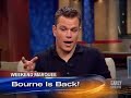 Damon 'Bourne' Again (CBS News)