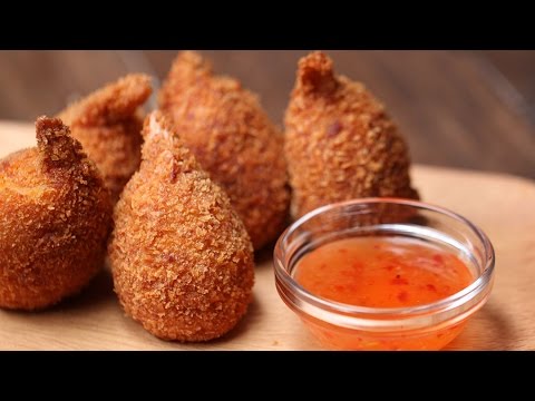 Deep Fried Potato Shrimp Balls