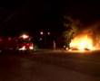 Detoit car fire