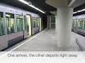 Metro in Rotterdam (Centraal station)