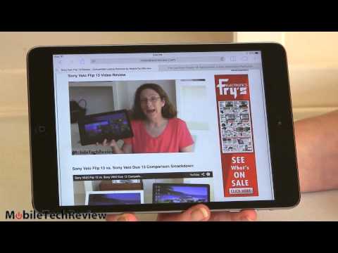 ipad - Lisa Gade reviews the iPad mini with Retina display. The new smaller iPad boasts the same 2048 x 1536 resolution as the iPad Air, but packed into a 7.9