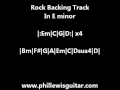 Rock Backing Track In E Minor