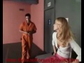 Claudia Schiffer in Pink Leather Skirt
