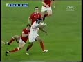Tongan breaks his leg