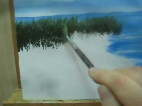 how to paint with a brush