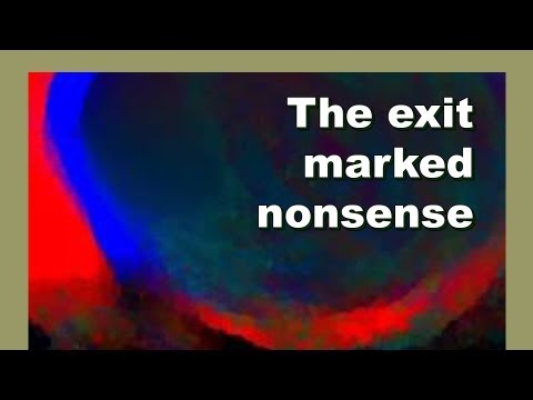 The exit marked