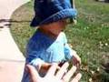 Baby takes a walk