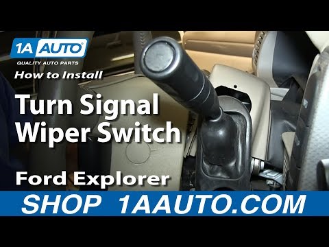 How To Install Replace Turn Signal Wiper Switch 2002-05 Ford Explorer Mercury Mountaineer