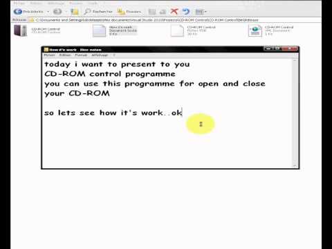 how to control cd rom