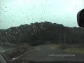 [V0049] 030812 何気ない旧町道がＵターンできずにもう笑うしかない0.5車線と化して粟野海岸でホッとする Japanese country roads; Awano