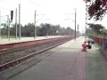 GZB WAP1 hauls Kolkata-Jammu Tawi Express at Gobra