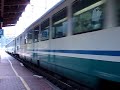 Trenitalia / Eurocity durchf�hrt den Bahnhof Sterzing