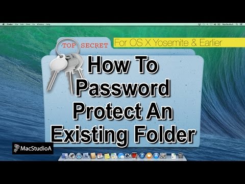 how to lock a folder on mac