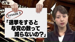 「選挙をすると与党の数って減らないの?」林美沙希と学ぶ総選挙シリーズ第2回