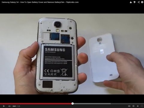 how to remove battery from samsung galaxy s