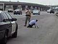 This cop does his job