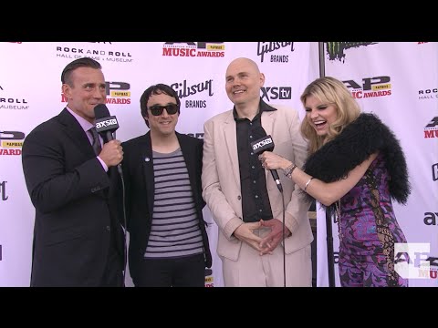 Billy Corgan APMAs red carpet interview with CM Punk and Juliet Simms