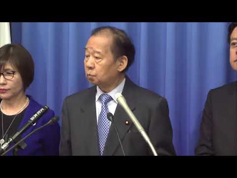 【役員連絡会後】二階俊博 幹事長(2020.1.28)