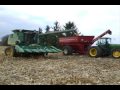 John Deere Combine Harvesting Corn 2009