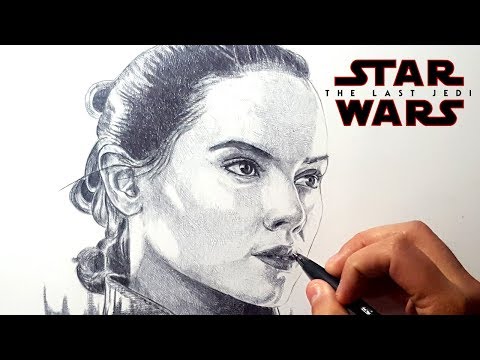 video-linktoworks-Drawing Rey | Star Wars: The Last Jedi
