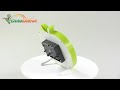 Green Apple Style Desktop Table Alarm Clock - dinodirect