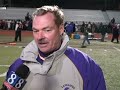 lancaster catholic coach bruce harbach chatting with reporters right after the game. www.lancsports.com