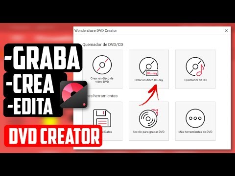 Crea, Graba y Edita Vídeos en DVD Con Wondershare DVD Creator