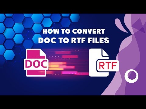 how to turn rtf into doc