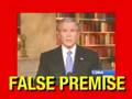 President Bush's False Premise on Iraq War and Terrorism