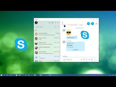Skype Windows 10 App Store (NEW Version) 2018 Tutorial