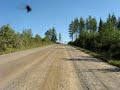 Gravel road in Finland