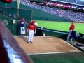 CJ Wilson warming up for the Texas Rangers - YouTube
