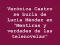 Veronica Castro se burla de Lucia Mendez